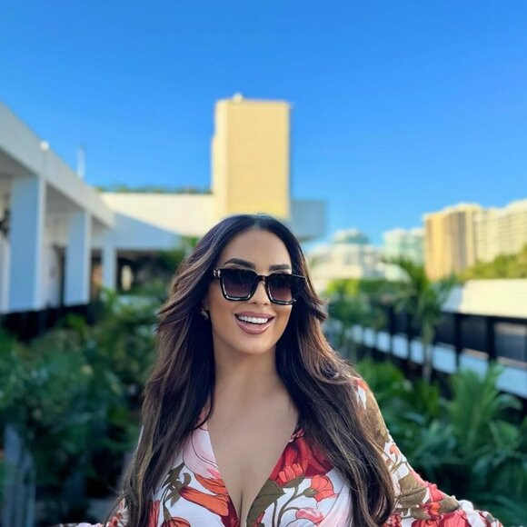 Unisex Sunglasses 100% UV400 Protection Rectangle TR90 Y2K Outdoor Fashion - Picture 5 of 9